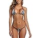 Produktbild SHERRYLO Micro Bikini Mini Triangle Trop G String Tanga Bottom - Schwarz - Small