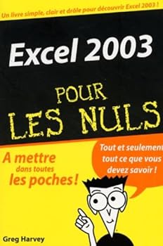 Paperback Excel 2003 pour les nuls [French] Book