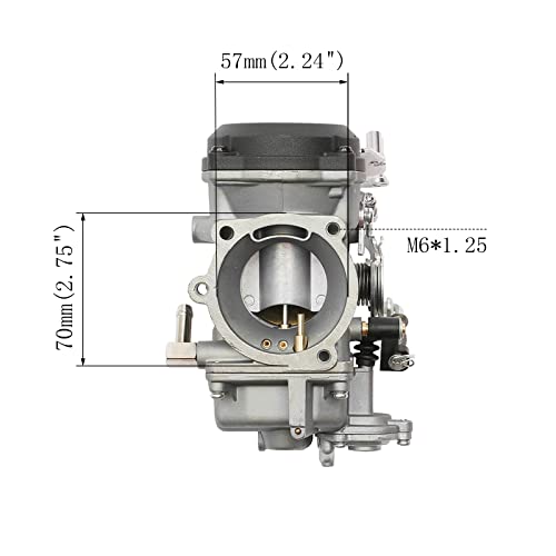 Image of CV40 Carburetor Carb with Extra Main Jets Slow Jets for Harley Davidson Dyna Sportster 883 1200 Heritage Softail Electra Glide Fatboy & More