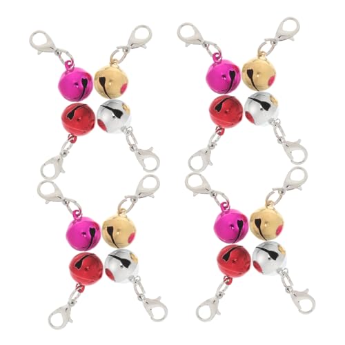 balacoo 36pcs Pet Collar Bells for Cats Pet Supplies Kitten Small Animal Pendant Charms Keychains and Decorative Accessories