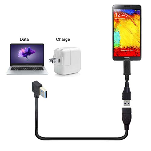 CY Right Angled USB 3.0 A Male to Female Extension cable, USB3.0 Angled Type - Image 3