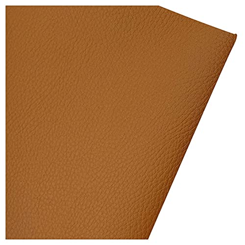 Tissu simili cuir ameublement tapisserie marron pour meubles et sac à main