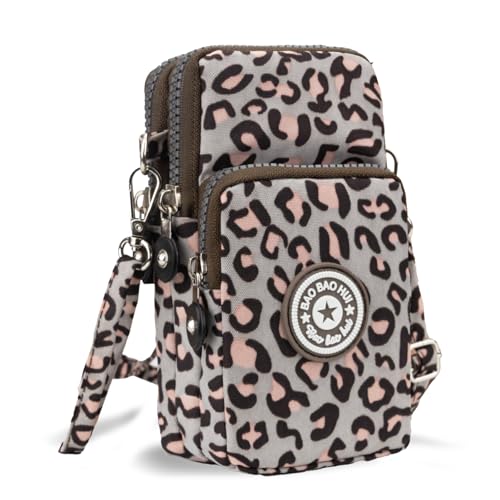 Bolsa transversal pequena para mulheres, mini bolsa de celular carteira com alça ajustável sobre o ombro