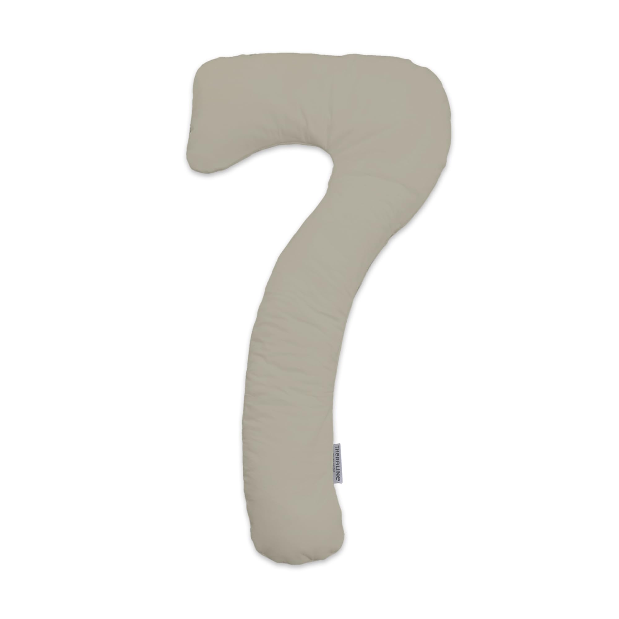 Theraline my7 Cuscino per chi dorme sul fianco con rivestimento, lavabile a 60 °C, cuscino da allattamento e cuscino ergonomico con cuscino integrato, cuscino per chi dorme sul fianco con rivestimento