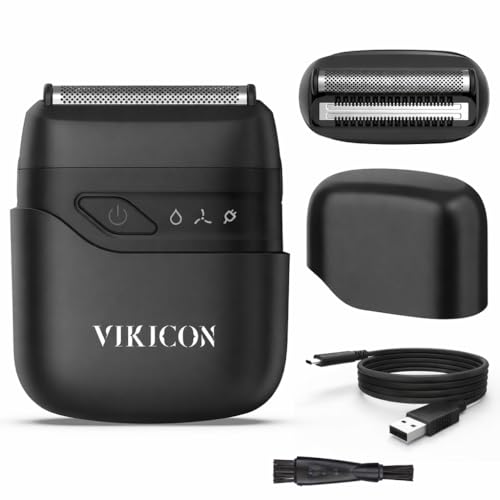 Rasoir électrique barbe homme mini rasoir portable USB-C tondeuse voyage étanche