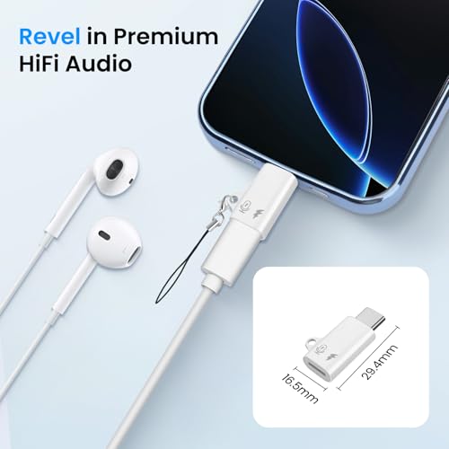 Adaptador USB-C a Lightning para micrófono inalámbrico (2 unidades) miniatura 3