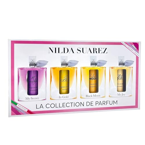 Nilda Suarez Confezione Regalo Donna Set Profumi Eau De Parfum Spray 4X20Ml