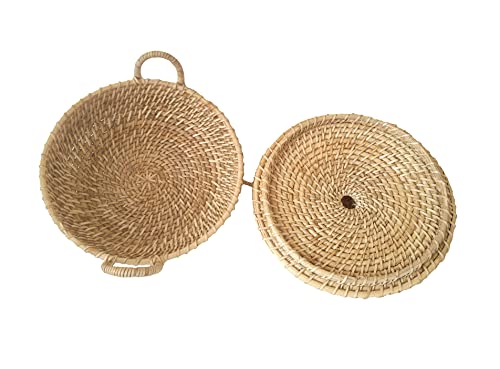 Das-Departmental-Store-Cane-or-Rattan-Organic-Dry-Fruit-Basket-for-KitchenDinningTea-Table-Kodai-with-Lid