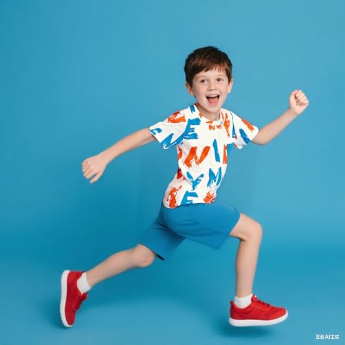 Image of Size 6-12 Years Boys Summer Fall Outfits Set 2PCS Short Sleeve T-Shirt & Shorts Sets Teen Fashion Clothing Sets