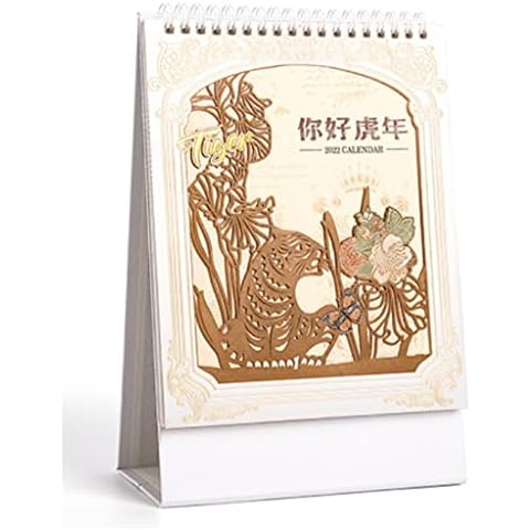 XIAOLI Table calendar 2022 Desk Calendar Height 10.1ft Desk Calendars For Planning Organizing, 12 Months Desktop Calendar Desktop Decoration Desk calendar (Color : C) Cover