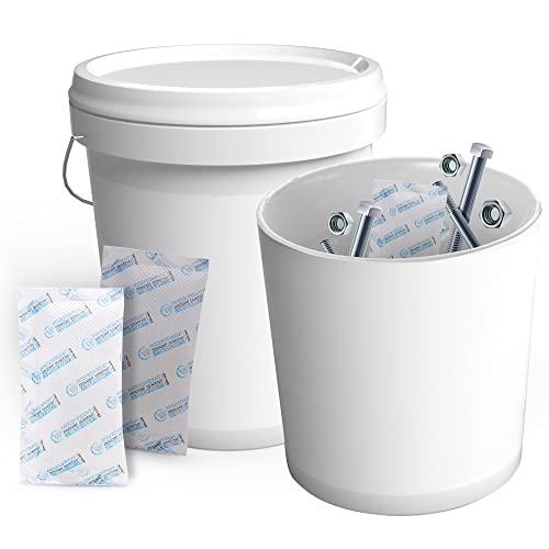 Image of Wisesorb Silica Gel Packets, 20 Gram 5 Packs Dessicant Packets for Storage