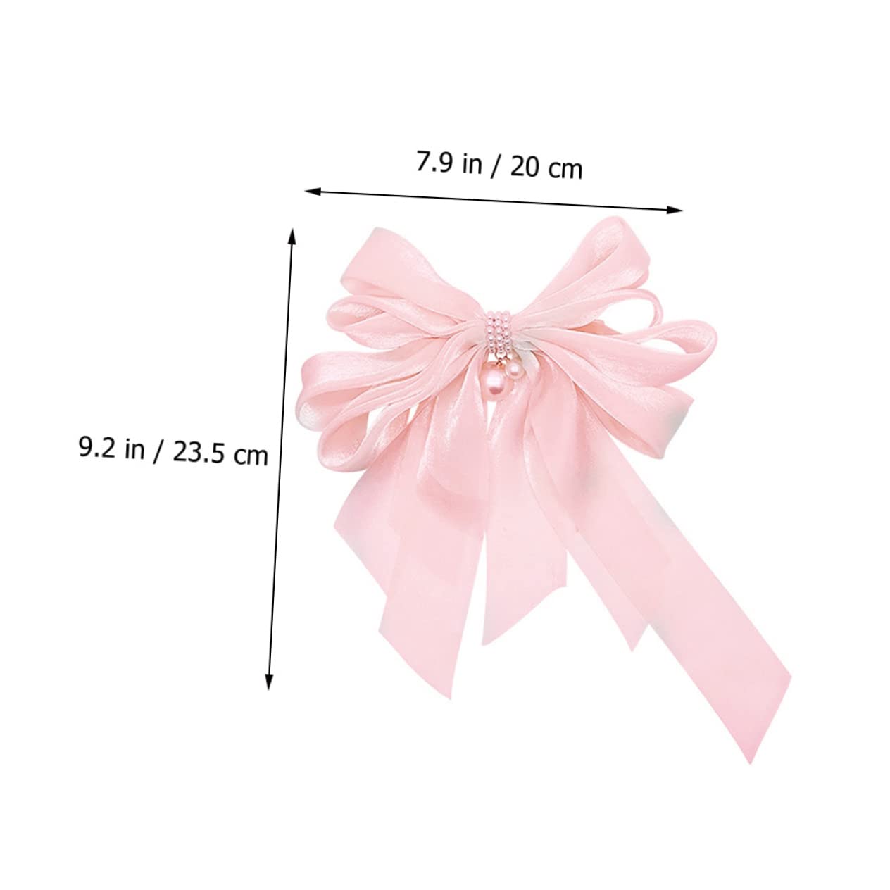 FRCOLOR 10pezzi Fermaglio Per Fiocco Perle Per Donne e Ragazze Accessorio Elegante Per Feste Cerimonie e Uso Quotidiano Per Ogni Occasione