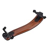 【DISEÑO DE CURVA NATURAL】Con diseño de curva natural, proporciona un marco firme, te sentirás cómodo durante la interpretación del violín, lo que puede evitar que el violín se caiga, elimina la presión en tu barbilla y cuello.
