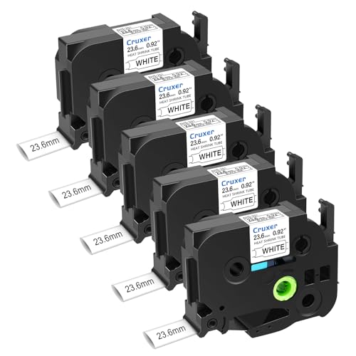 Ptouch HSE251 HSe-251 HS251 HS-251 HS-251 23.6mm 0.9�C���` �M���k�`���[�u�e�[�v ���n�ɍ� PT-D600 D600VP PT-P700 P750W P900W P950NW PT-P710BT PT 5