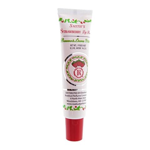 Rosebud Strawberry Lip Balm Tube Cover