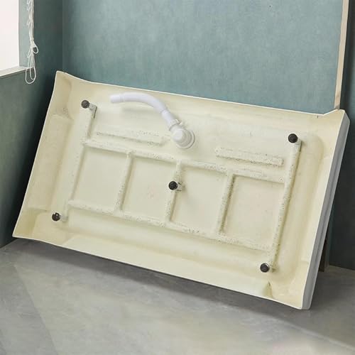 Receveur de douche antidérapant avec surface solide et kit de drainage haute performance - 4