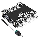 2.1 Kanal Bluetooth Verstärker Modul 5.1-Funkübertragungschip Mini Verstärker Bluetooth Zy-2.1 mit Dsp HiFi Verstärker 12-24v Dc Aux für DIY Lautsprecher Auto Soundsystem Heimkino