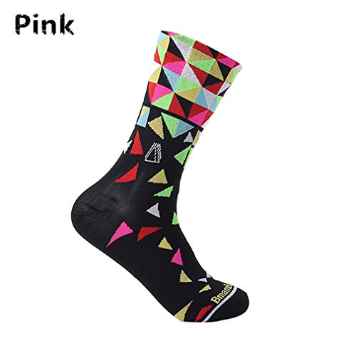Men and Women Cycling Socks 4 Pairs Sports Socks Comprssion Running Socks (Mixed Color) (Mixed Color) …4