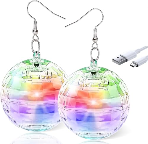 Boucles d'oreilles disco à offrir comme cadeau d'anniversaire original