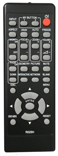 Télécommande projecteur LCD R025H compatible Hitachi CP-WU5500 LP-AW4001