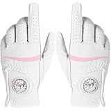 Photo Gallery axkal guanti da golf da donna con marcatore per palline, comodi e di alta qualità, guanti morbidi per mancini e destrorsi, vestibilità regolare e traspirante, confezione da 2 pezzi (bianco, xl, 1 paio Photo Gallery axkal guanti da golf da donna con marcatore per palline, comodi e di alta qualità, guanti morbidi per mancini e destrorsi, vestibilità regolare e traspirante, confezione da 2 pezzi (bianco, xl, 1 paio