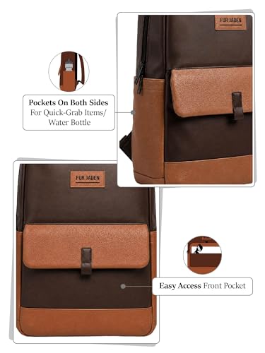 Image of FUR JADEN Anti Theft Number Lock Backpack Bag with 15.6 Inch Laptop Compartment, USB Charging Port & Organizer Pocket for Men Women Boys Girls