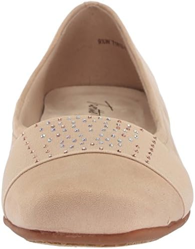Trotters Women's Samantha Ballet Flat, Nude, 7 Wide | Image 1