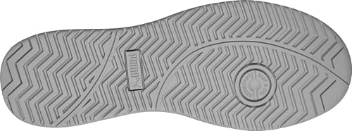Image of Puma Safety Iconic Suede Low Women's Shoes, Composite Toe, Static Dissipating Safety, Slip Resistant, Grey, Size W5 (640125-05-800)