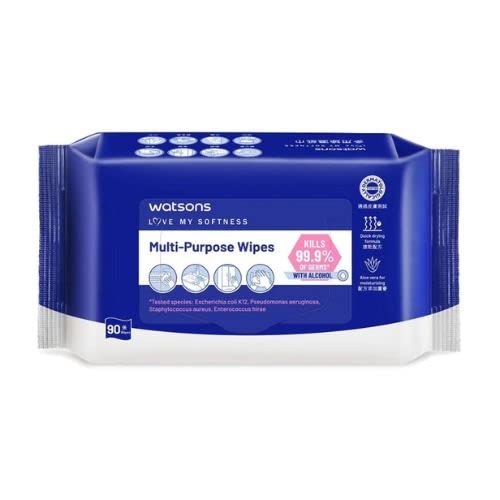 WATSONS Multi-Purpose Wipes (Kills 99% Of Germs With Alcohol) 90s