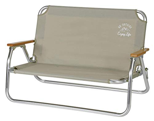 ?????????(CAPTAIN STAG) UC-1830 Bench, ?960×??560×??600mm??????220mm, Khaki