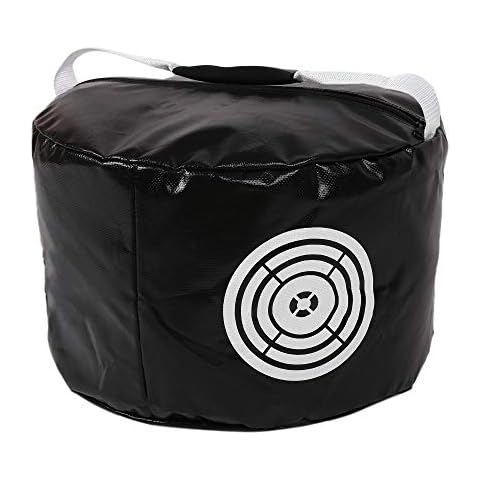 HOW TRUE Golf Smash Bag Golf Impact Swing Trainer, Black Cover