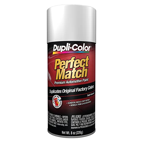 Image of Dupli-Color EBUN03007 Perfect Match Automotive Spray Paint - Universal White - 8 oz. Aerosol Can