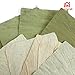 100Pcs Dried Lotus Leaves for Cooking, Sushi Plate Party Decoration & Food Wrapping, 8 in Natural Lotus Leaf Wrappers, Square Cutting Leaves for Making Chinese Dim Sum, Lo Mai GAI, Green Whole Sheet