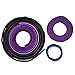 DS18 AKIT4.PU 4-GA Amplifier Installation Kit Up to 1680 Watts RMS, Mini-ANL Fuse Holder, Speaker & RCA Cables, CCA Amplifier Wiring Kit, Ultra Flex Wire, Amp Wire Kit, Amp Wiring Kit 4 Gauge - Purple