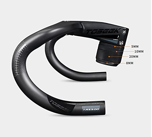 Manubrio per bici da corsa integrato, 28,6 mm