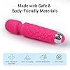 Tokomes Handheld Massager,Power Wand Wireless Rechargeable Vibrating Massager, Body Massaging for Woman and Back Neck Muscle Aches (Pink) #3