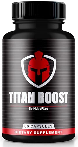 NutraRize Titan Boost Titan Boost for Men TitanBoost Male Enhancing Supplement TitanBoost60 Titan Booster for Man Tongikat Ali Wild Yam Root Official Reviews60 Capsules
