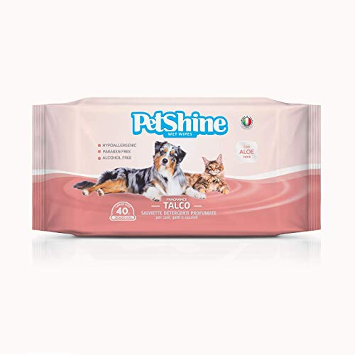 PET SHINE petshine, 240 Count-Wipes 30x20 cm, TALC