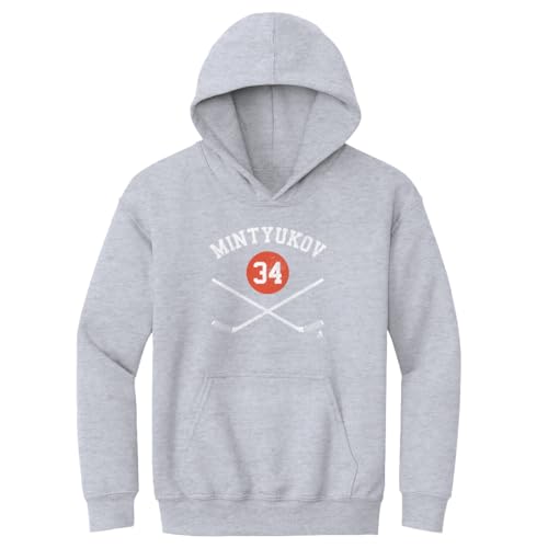 500 LEVEL Pavel Mintyukov Youth Hoodie Sweatshirt - Pavel Mintyukov Anaheim Sticks WHT