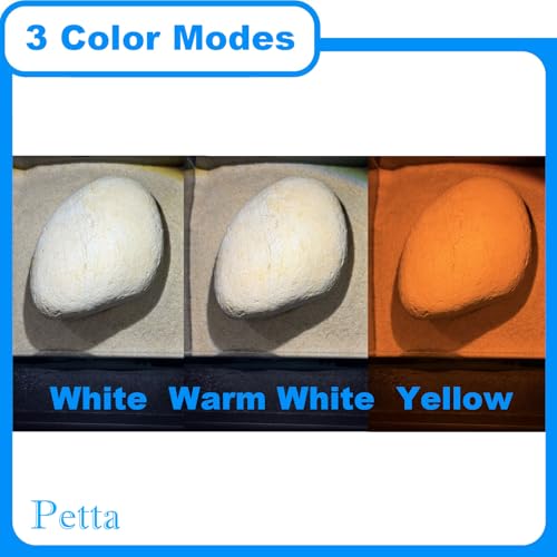 Image of Clip On Aquarium Light with Timer for 1-3 Gallon Fish Tank, Warm Natural Light for Blackwater & South American Style Tanks, USB Adjustable Brightness Nano LED for Betta & Shrimp, PA361-4
