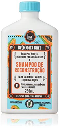Shampoo Ghee De Reconstrução Mamão 250 ml, Lola Cosmetics