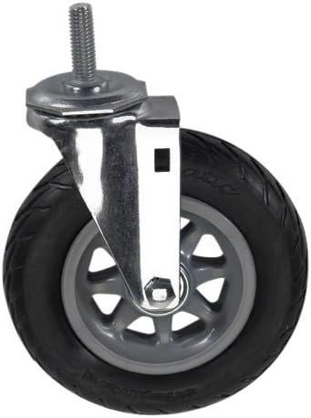 Whiteside Manufacturing 6" No-Matic Replacement Caster (#60) Will Fit Model (MTLPNEU) and Most 1" Square Tube Creeper Frames