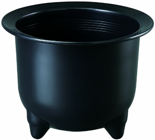 Amazon | 大和プラスチック 観音鉢 6号 φ200×H160 ブラック | 鉢