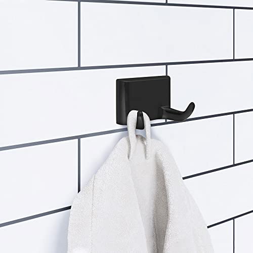 Image of Millbridge Double Robe Hook in Matte Black