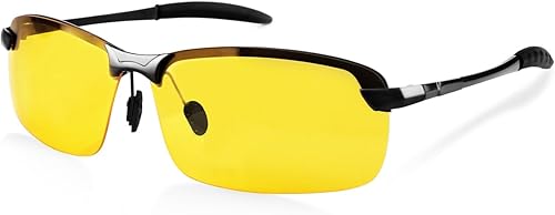 Gafas de conducción nocturna para hombres y mujeres, antirreflejos, polarizadas, HD, visión nocturna, para conducir