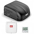 BZW RV Air Conditioner 15K BTU with Heat Strip, Non-Ducted Rooftop RV Air Conditioner - 115V(AC), All in One Unit, Easy Install, Quiet AC, For Camper, 115V