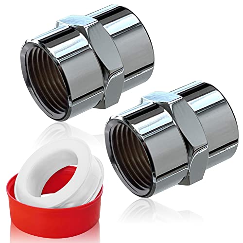 FANOVO 2pcs Brass Pipe Fittings-1/2