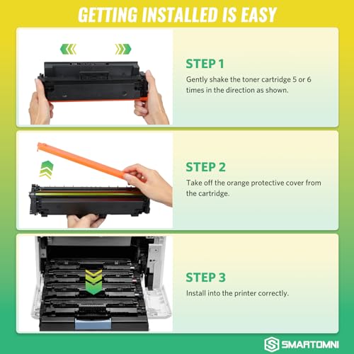 Image of 414X Black Toner Cartridge High-Yield (with Chip) Compatible Replacement for HP 414X Works with Color Pro MFP M479fdw M479fdn M454dw M454dn M479dw M455dn M480f Printer | W2020X 414A W2020A, Pack of 2