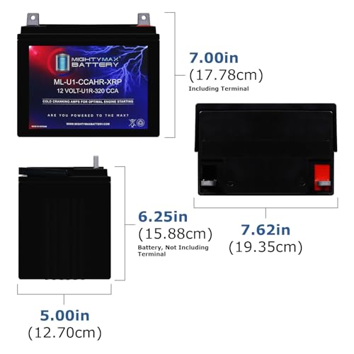 Mighty Max Battery ML-U1R-CCAHR - Full View