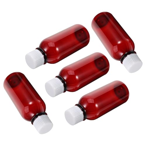TOKIDNY 6個 薬瓶 ピルケース 薬の保存瓶 薬 薬品保管容器 薬の保管 旅行医学オーガナイザー 薬収納オーガナイザー カプセル容器 薬オーガナイザー ペット